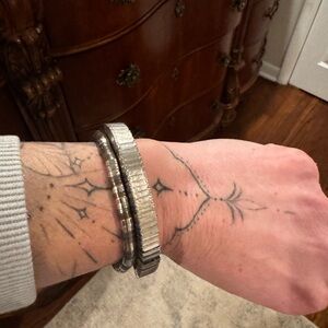 Silver Women's Bracelet Set